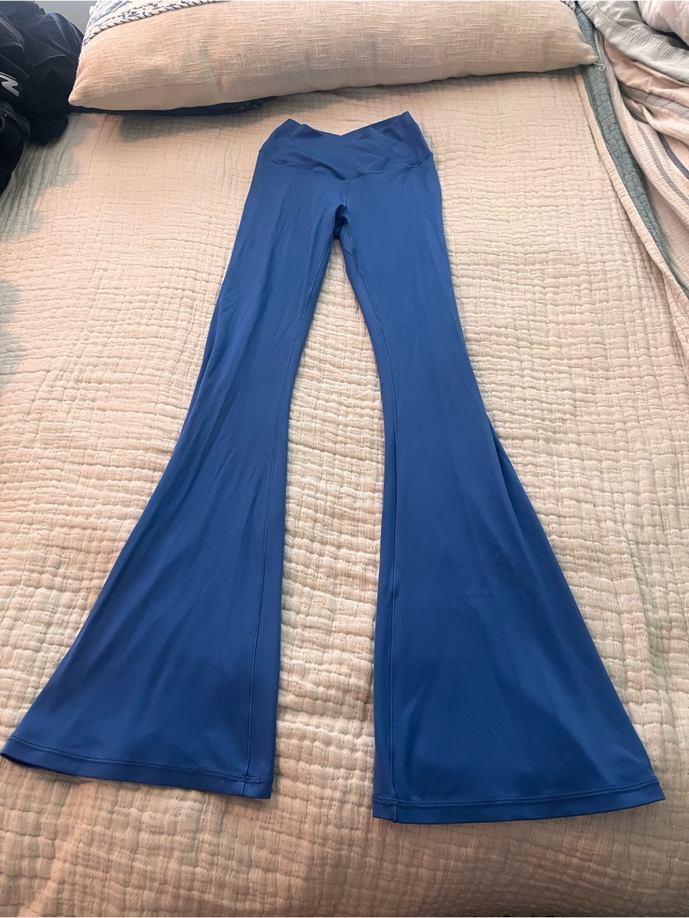 aerie OFFLINE blue Flare Pants leggings S